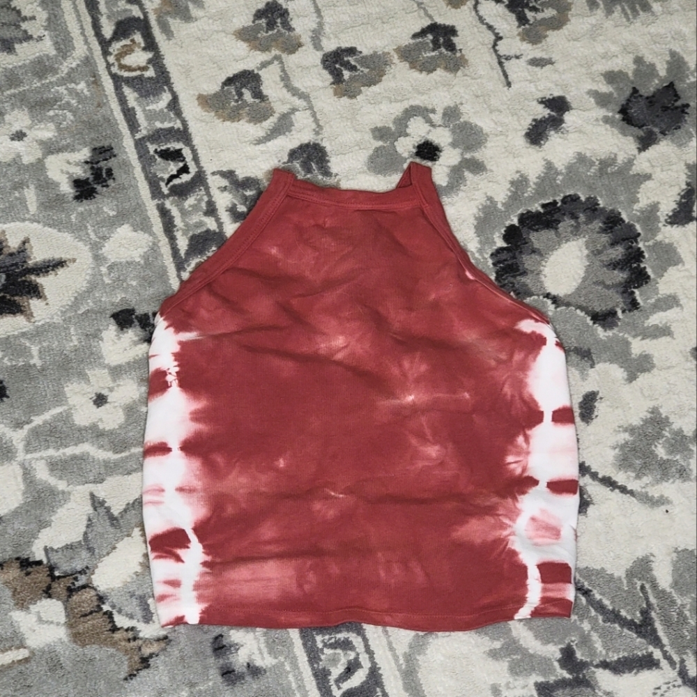 Forever 21 Tie dye crop top with Built in sports bra